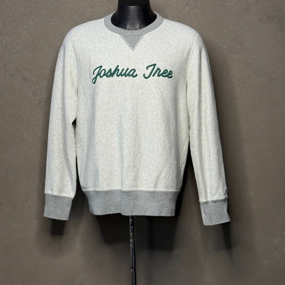 Todd Snyder Champion Joshua Tree Crewneck Sweatshirt Oatmeal Gray Men's L Canada